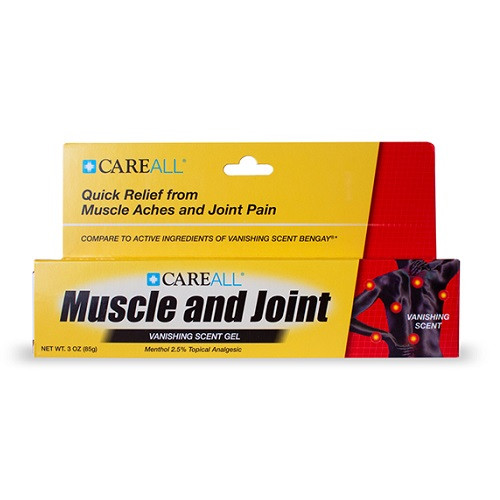 CareALL® 3 oz. Muscle & Joint Gel, 72 Tubes/Case, MJG3