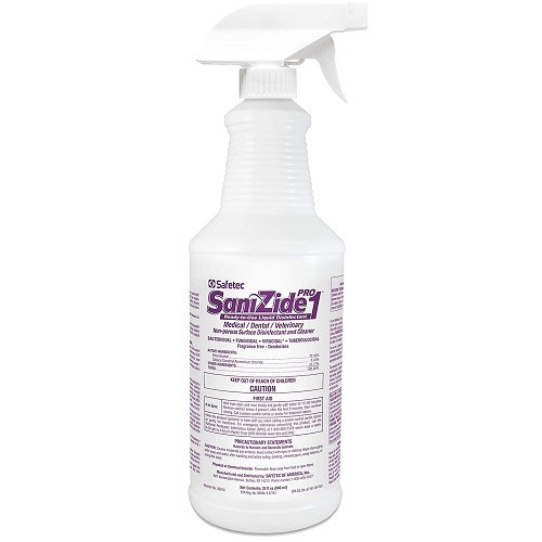 Safetec SaniZide Pro 1 Surface Disinfectant Spray in 32oz bottle, 6 bottles/case, 35910