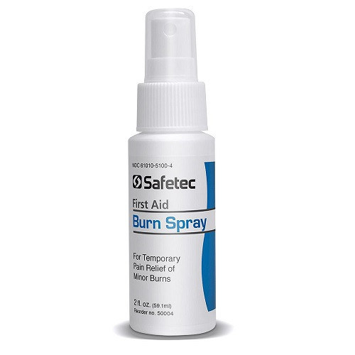 Safetec Burn Spray 2 oz. Bottle, 24/Case, 50004