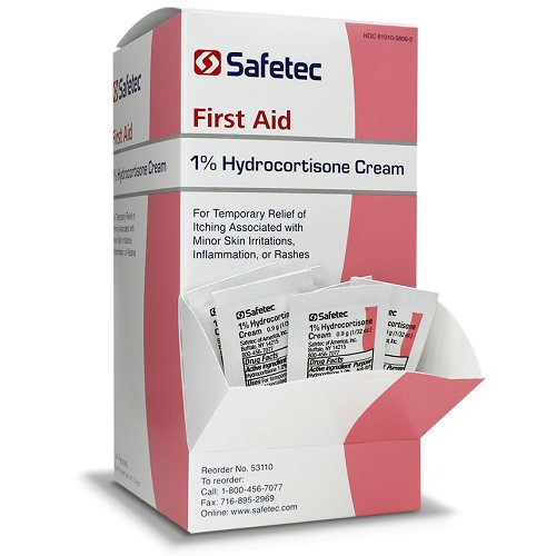 Safetec Hydrocortisone .9 gram 144/Box, 12 Boxes/Case, 53110