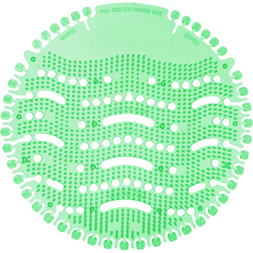 UltraAir Deodorizing Urinal Screen, Mint, 10/Box, ULTRA-M