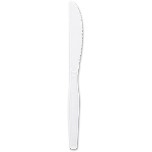 Genuine Joe Polystyrene Knives, Heavyweight, White, 4000/CT, GJO10431CT