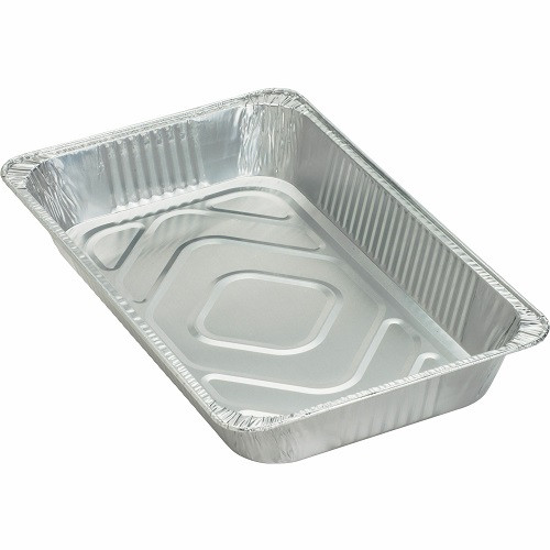 Genuine Joe Full-size Disposable Aluminum Pan, 50 Pans/CT, GJO10703