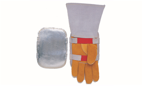 Weldas LAVAshield High Heat, Aluminized Pfr Back Hand Shield, Color - Aluminized, 44-3006                        