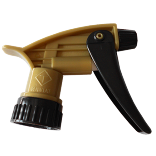 Tolco Model 320ARS Acid Resistant Trigger Sprayer, Gold & Black, 12/Pk.