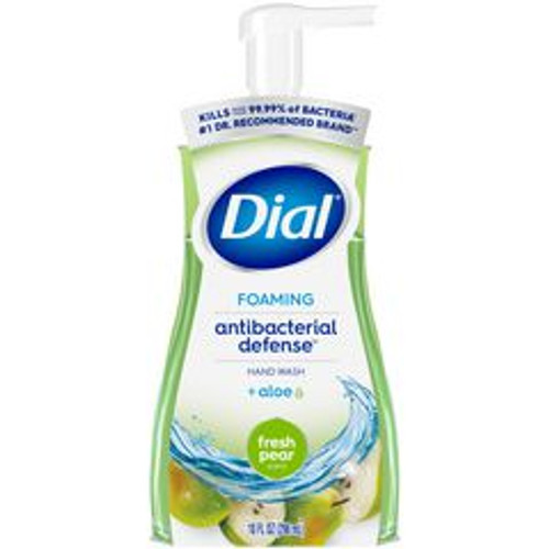 Dial Antibacterial Foaming Hand Wash, Fresh Pear Scent, 8 oz, 8/Cs Dial Antibacterial Foaming Hand Wash, Fresh Pear Scent, 8 oz, 8/Cs
