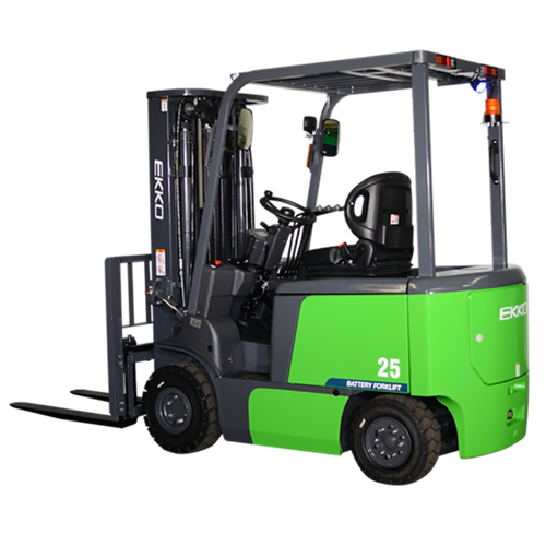 EKKO EK25T-Li 4 Wheel Electric Forklift 5,000 lb Cap, 185" Lift EKKO EK25T-Li 4 Wheel Electric Forklift 5,000 lb Cap, 185" Lift