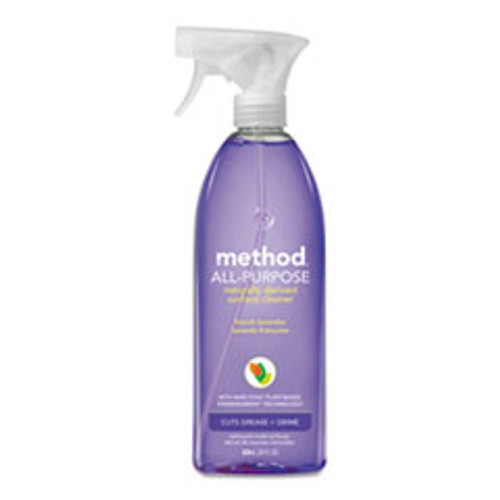 Method All Surface Cleaner, French Lavender, 28 oz Bottle, 8/CT, MTH00005CT