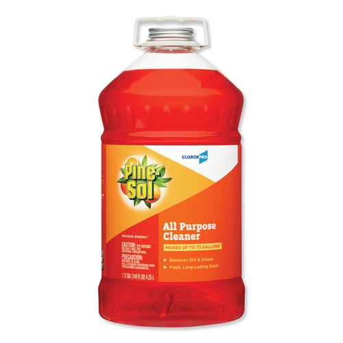 Pine-Sol All-Purpose Cleaner, Orange, 144 oz, Bottle, CLO41772