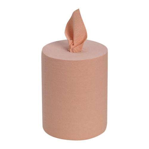 GPC Brawny Medium-Duty Wiper, 1-Ply, 10 x 13, Orange, 200/Roll, 2 Rolls/CT, GPC20041