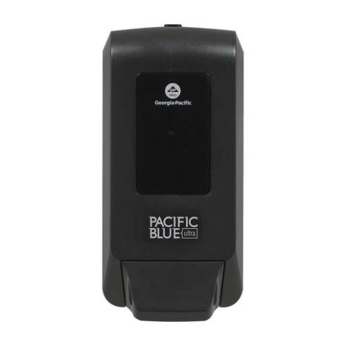 GPC Pacific Blue Ultra Soap/Sanitizer Dispenser 1,200 mL, 5.6 x 4.4 x 11.5, Black, GPC53057