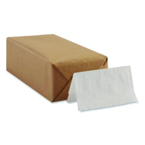 GPC Mini Napkins, 1-Ply, Multilayer, 13 x 12, White, 6000/Cs, GPC37000