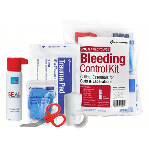 First Aid Only Essentials Bleeding Control Kit For Cuts & Lacerations, 91621