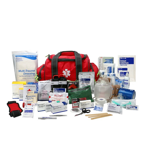 First Aid Only First Responder Bag, Plus Bleed Control, Airway Mgmt & BBP,  91393