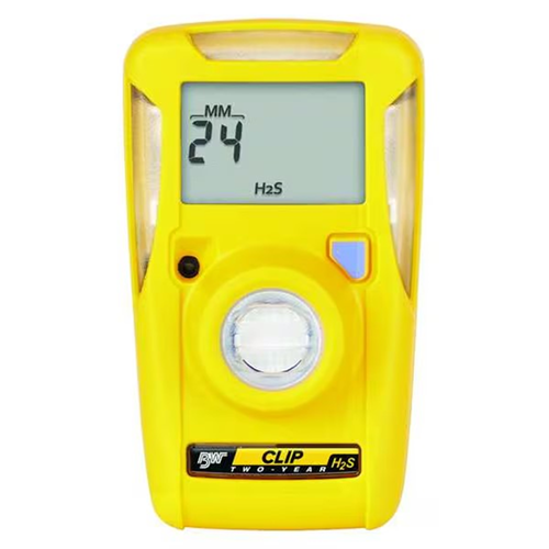 Honeywell BW Clip Series Single-Gas Detector, H2S, 0 to 100 ppm, BWC2-H