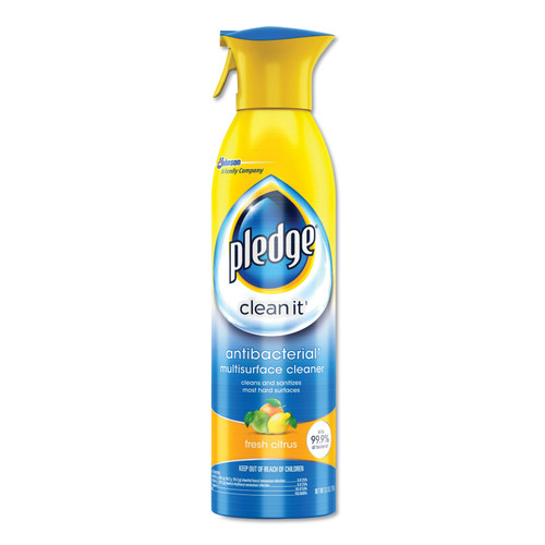 Pledge Multi-Surface Everyday Cleaner, 9.7oz Aerosol, 6 Carton