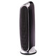 QuietClean Tower Air Purifier, 186 sq ft Room Capacity, Black/Silver