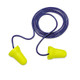 3M E·A·R E-Z-Fit Single-Use Earplugs, Corded, 28NRR, Yellow/Blue, 200 Pairs,  MMM3121222
