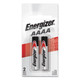 Energizer E96BP2 MAX Alkaline AAAA Batteries, 1.5V, 2/Pack