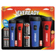 Eveready LED Economy Flashlight, AA/D, Black/Blue/Red, EVEEVM5511S