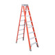 Louisville Ladder FS1500 Series Fiberglass Step Ladder FS1508, 8 ft Working Height, 300 lbs Capacity, 5 Step, Red (FS1508)
