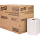 Genuine Joe Hardwound Roll Towels, 7.8" x 600', 12/CT, White, GJO32600