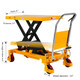 Apollolift A-2014 Single Scissor Lift Table 2200 lbs. 39.4" Lift