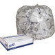 Genuine Joe 45 Gallon Clear Garbage Bags, 40" x 46", 0.63 mil, 250/Cs, GJO01015