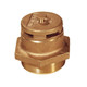Justrite 08101 Brass Vertical Vent For Petroleum Based Applications, 2" Bung