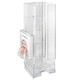 Hospeco Comfort Plus Dispenser, Clear, 6 Pack, CPD
