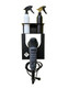 IG The Boss Polisher and Bottle Holder Rack, Fit 3" - 6" Polisher and 2 of 16 oz. Bottles, 1.5 mm Metal, Black Matte Coated, 1/Pk