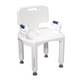 Drive Medical Premium Series Shower Chair with Back and Arms, RTL12505