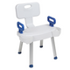 Drive Medical Shower Chair with Folding Back, RTL12606