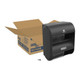 GPC Compact Quad Vertical Four Roll Coreless Tissue Dispenser, 12.3 x 14.8 x 7.9, Black, GPC56744B