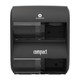 GPC Compact Quad Vertical Four Roll Coreless Tissue Dispenser, 12.3 x 14.8 x 7.9, Black, GPC56744B