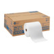 Pacific Blue Basic Recycled Nonperforated Paper Towel Rolls, 1-Ply, 7.78 x 1,000 ft, White, 6 Rolls/Cs, GPC26100