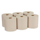 GPC Pacific Blue Recycled Paper Towel Roll, 1-Ply, 7.9 " x 1,000 ft, Brown, 6/CT, GPC26313