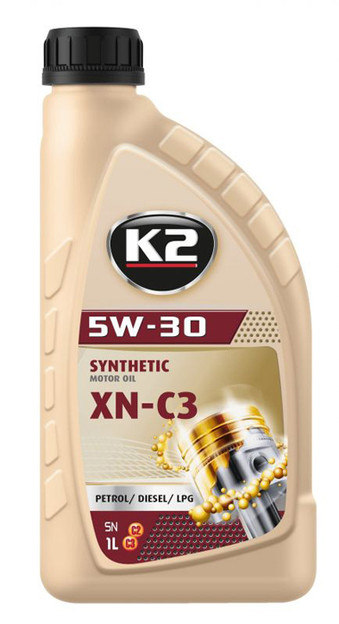 Fully Synthetic Motor Oil K2 5w-30 1L
