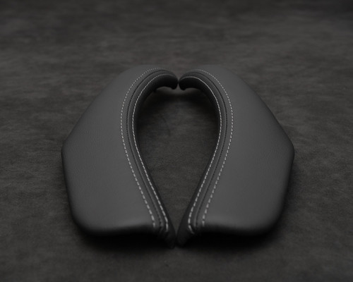 XT-Series front door handle kit grey stitches 9-3 II
