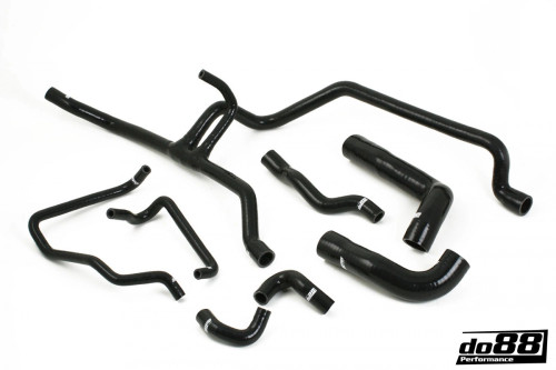 BMW 320/325 E36 Coolant hoses Black (DO88-kit175S)
