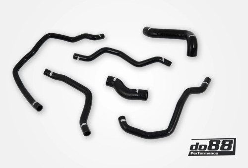 BMW E46 Coolant hoses Black (DO88-kit219S)