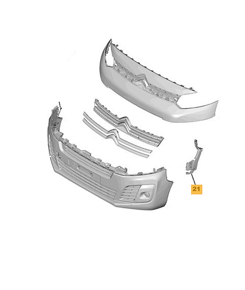 OEM Front Right Bumper Bracket, Citroen Fiat Peugeot Toyota Opel