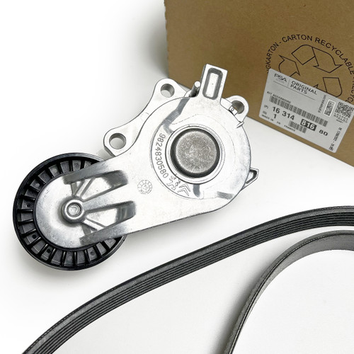 OEM Auxiliary Drive Belt & Tensioner Kit Peugeot DS Citroen 1.6 BlueHDi
