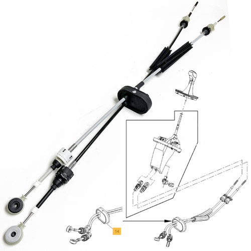 OEM Manual Gear Selector Cables Opel Zafira C M32 6 Speed