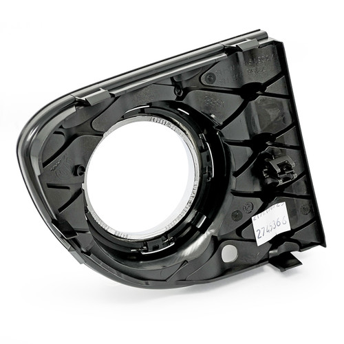 OEM Fog Surround Trim With Chrome, Left, Fiat 500,