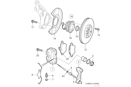 SAAB Original 12779804