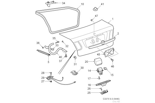 SAAB Original 12822896