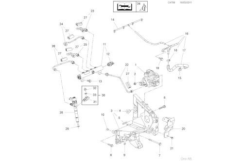 SAAB Original 12855249