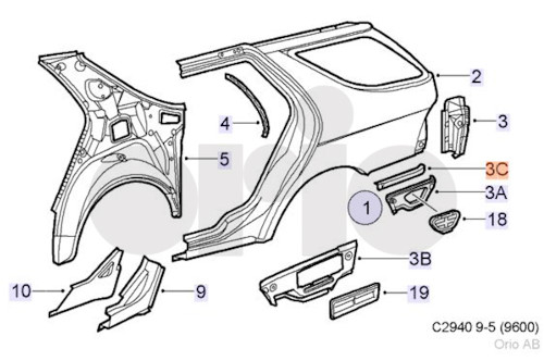 SAAB Original 93186414