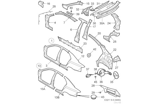 SAAB Original 93187353
